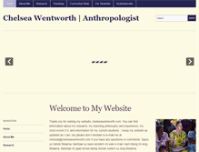Tablet Screenshot of chelseawentworth.com